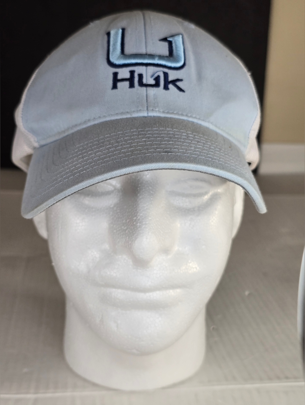 Huk Performance Fishing Adjustable Snapback Hat Blue Authentic Yupoong 26